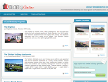 Tablet Screenshot of holidayonline.com.au